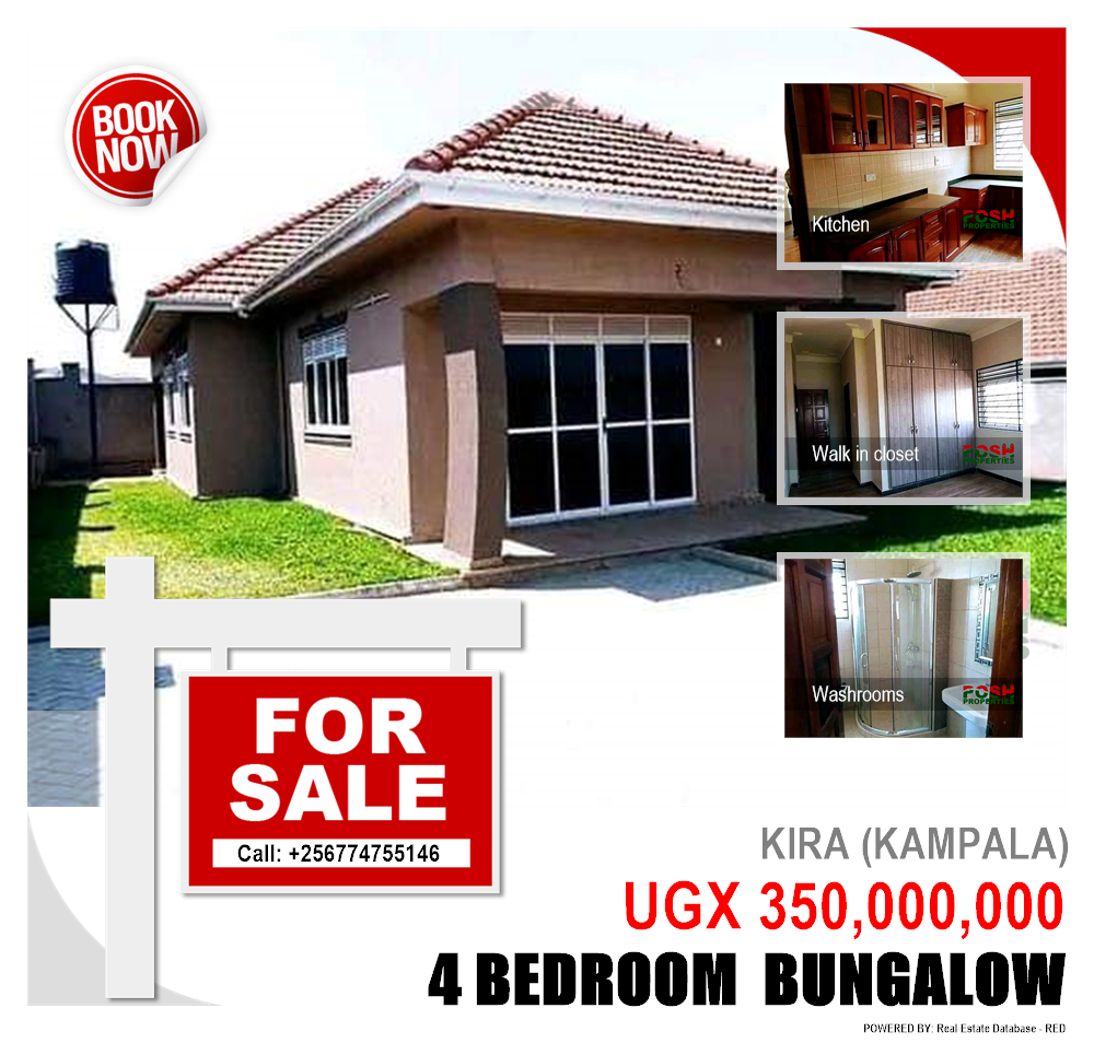 4 bedroom Bungalow  for sale in Kira Kampala Uganda, code: 200454