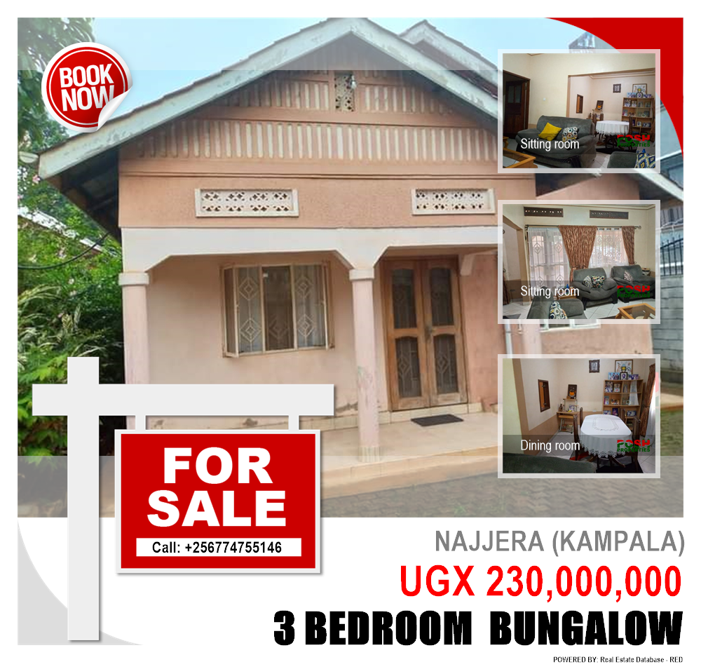 3 bedroom Bungalow  for sale in Najjera Kampala Uganda, code: 200457