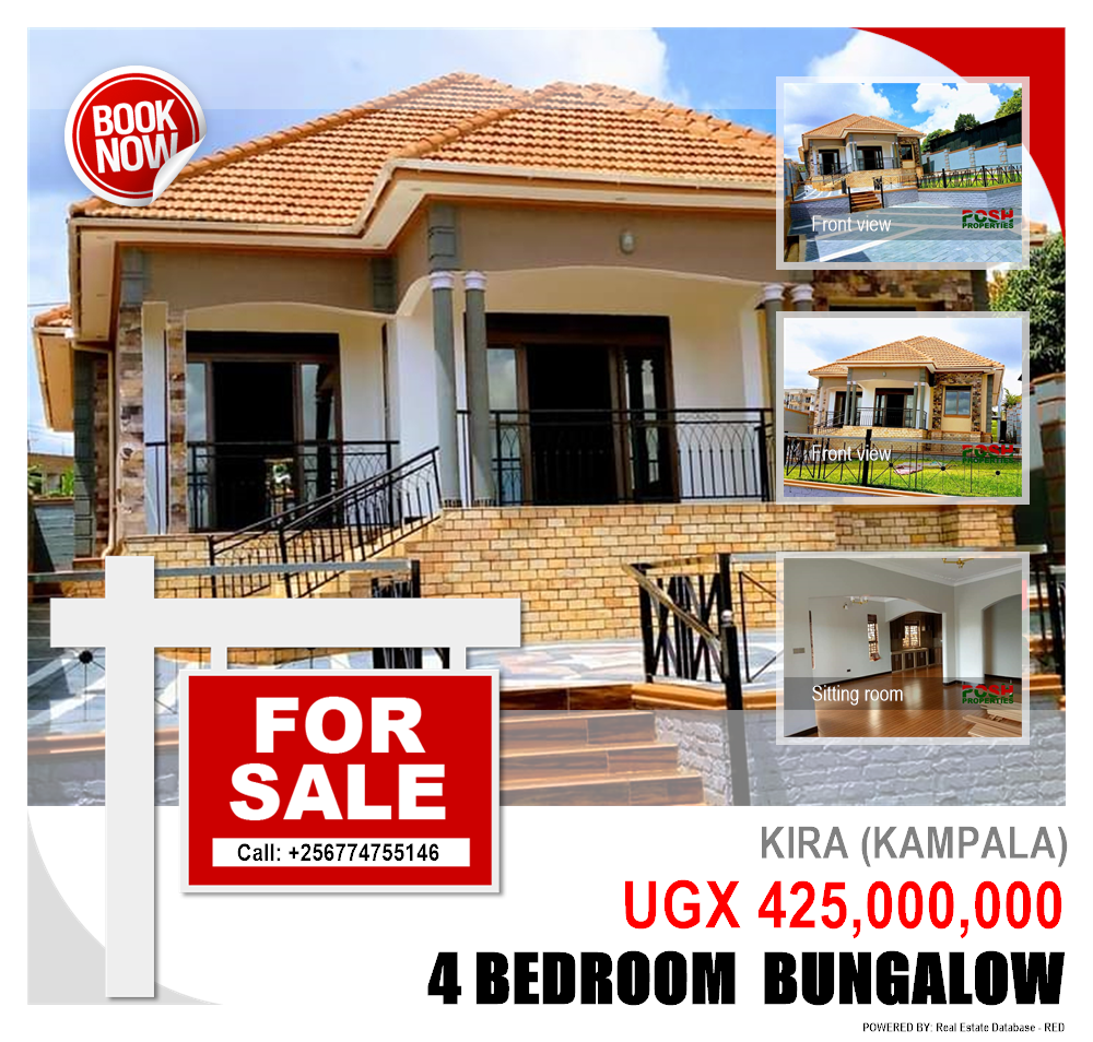 4 bedroom Bungalow  for sale in Kira Kampala Uganda, code: 200481