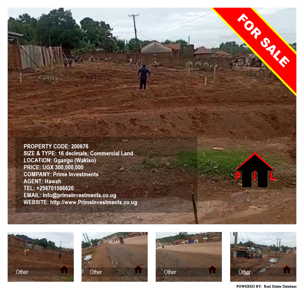 Commercial Land  for sale in Ggangu Wakiso Uganda, code: 200676