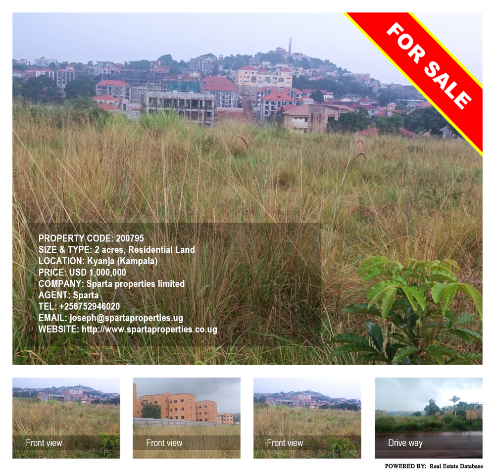 Residential Land  for sale in Kyanja Kampala Uganda, code: 200795