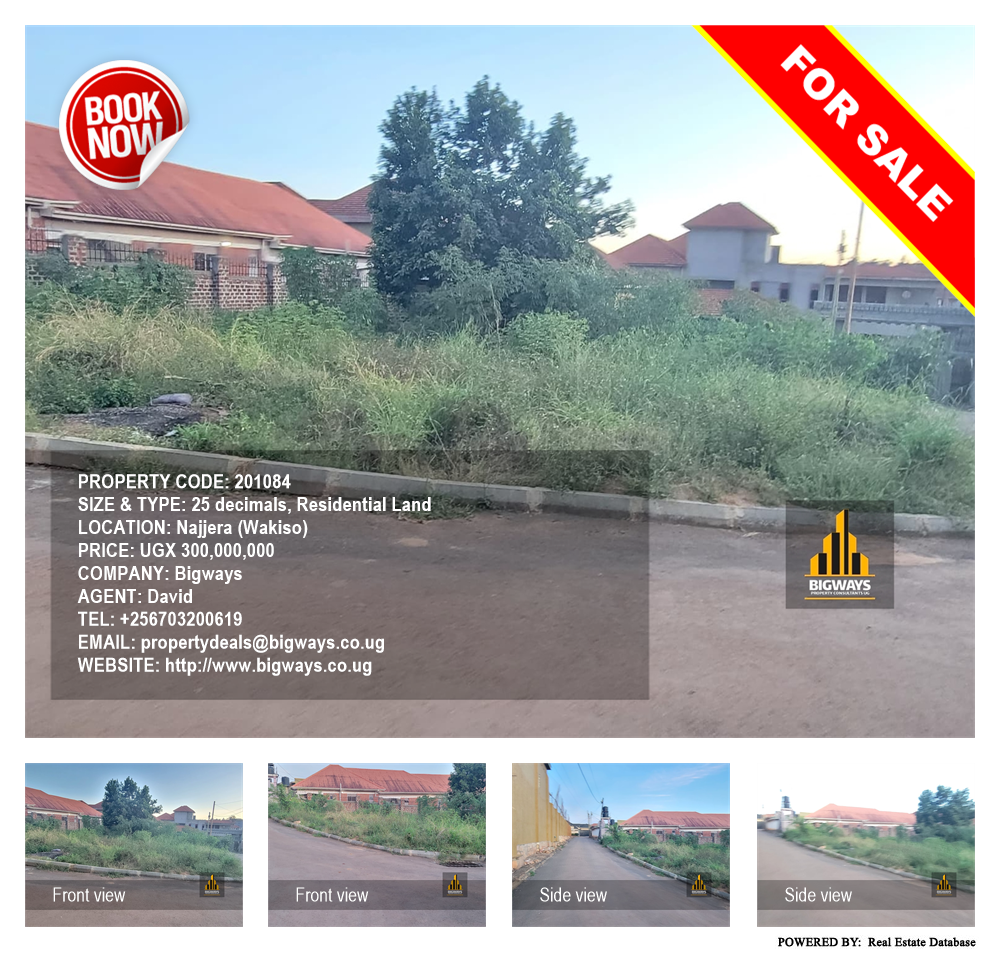 Residential Land  for sale in Najjera Wakiso Uganda, code: 201084