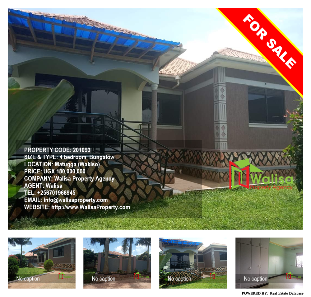 4 bedroom Bungalow  for sale in Matugga Wakiso Uganda, code: 201093