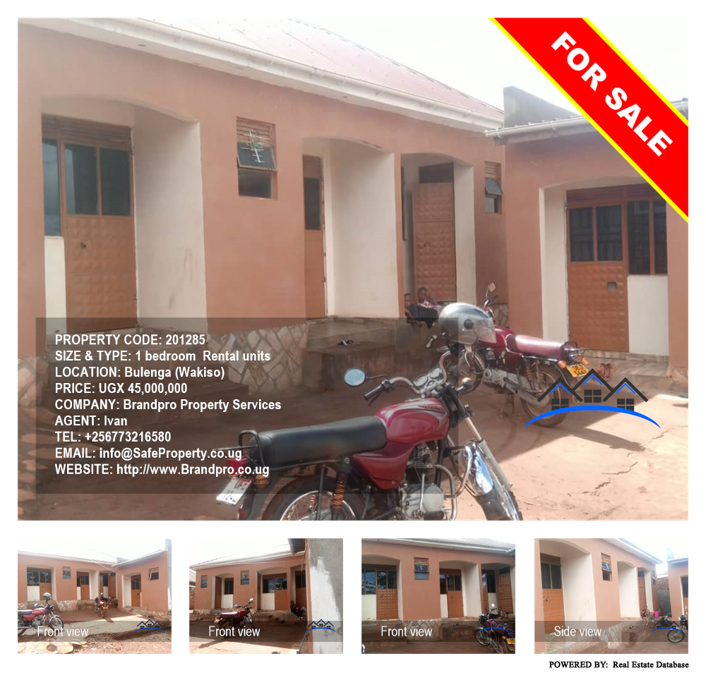 1 bedroom Rental units  for sale in Bulenga Wakiso Uganda, code: 201285