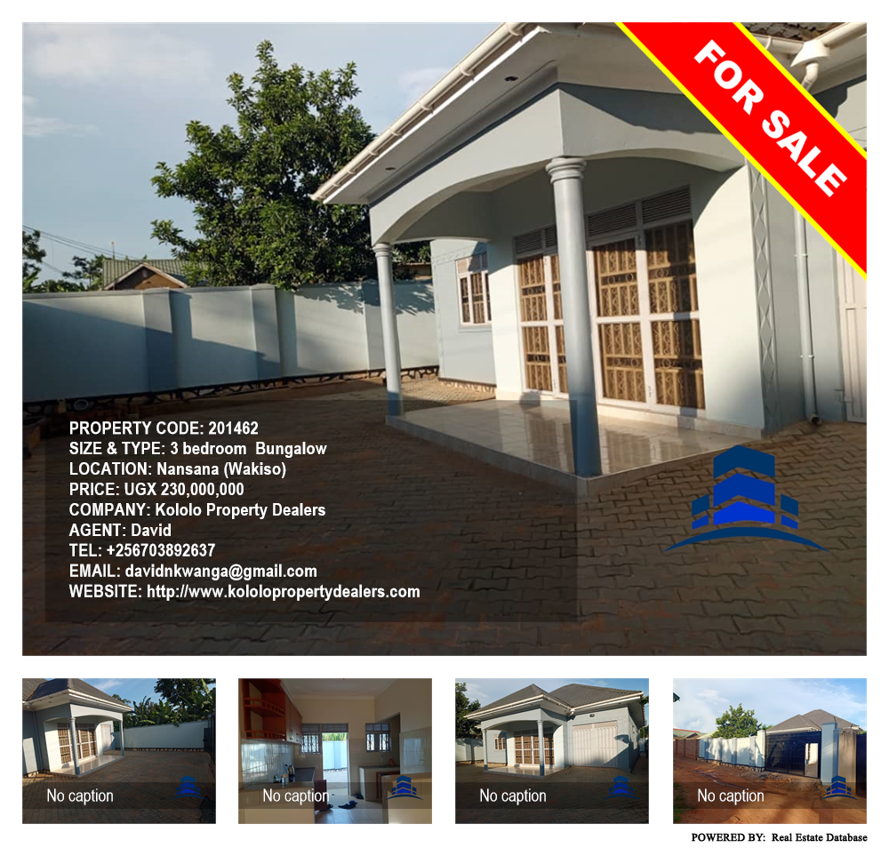 3 bedroom Bungalow  for sale in Nansana Wakiso Uganda, code: 201462