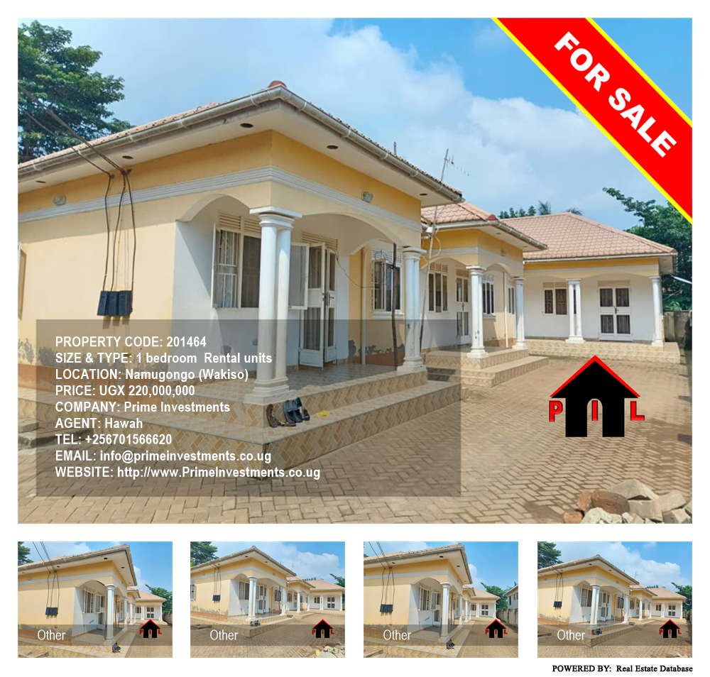 1 bedroom Rental units  for sale in Namugongo Wakiso Uganda, code: 201464