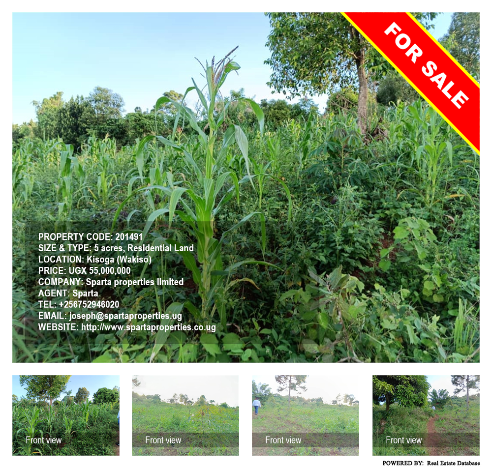 Residential Land  for sale in Kisoga Wakiso Uganda, code: 201491