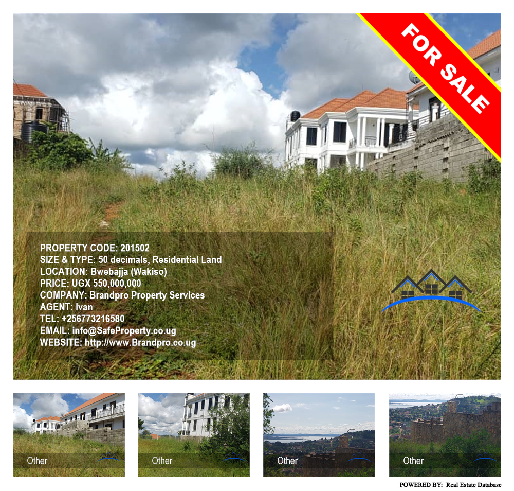 Residential Land  for sale in Bwebajja Wakiso Uganda, code: 201502