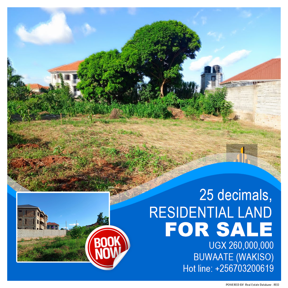Residential Land  for sale in Buwaate Wakiso Uganda, code: 201553