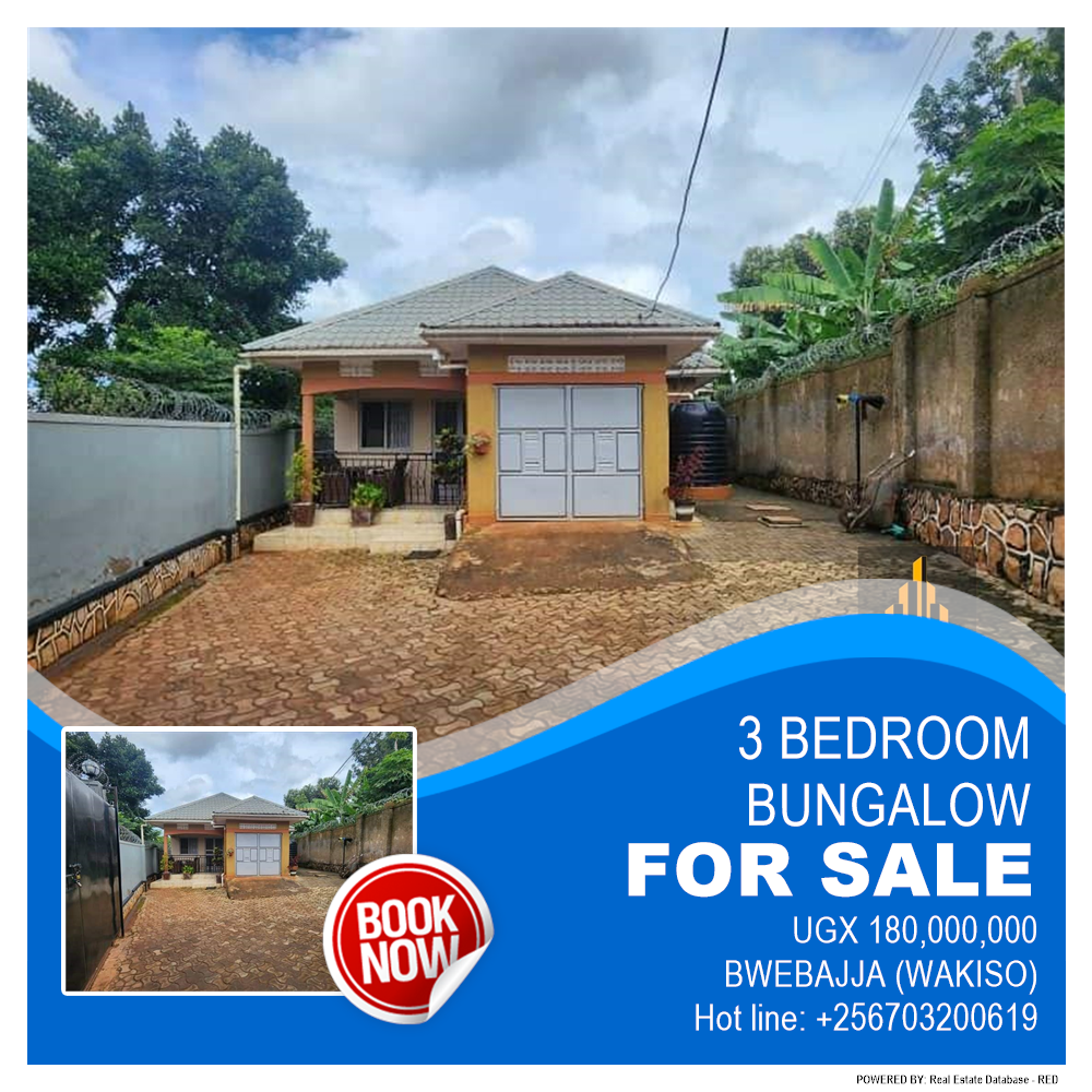 3 bedroom Bungalow  for sale in Bwebajja Wakiso Uganda, code: 201667