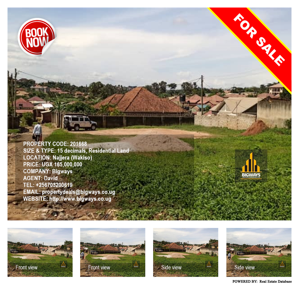 Residential Land  for sale in Najjera Wakiso Uganda, code: 201668