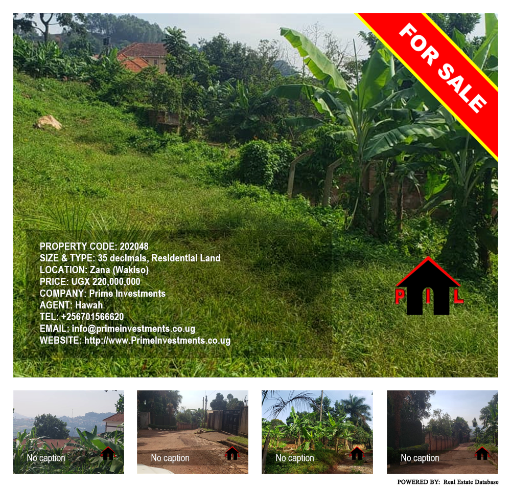 Residential Land  for sale in Zana Wakiso Uganda, code: 202048