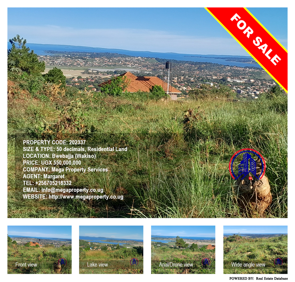 Residential Land  for sale in Bwebajja Wakiso Uganda, code: 202337