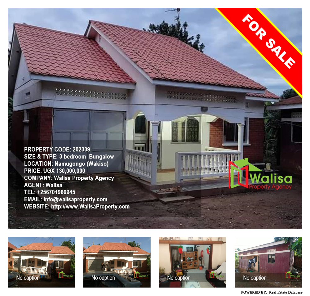 3 bedroom Bungalow  for sale in Namugongo Wakiso Uganda, code: 202339