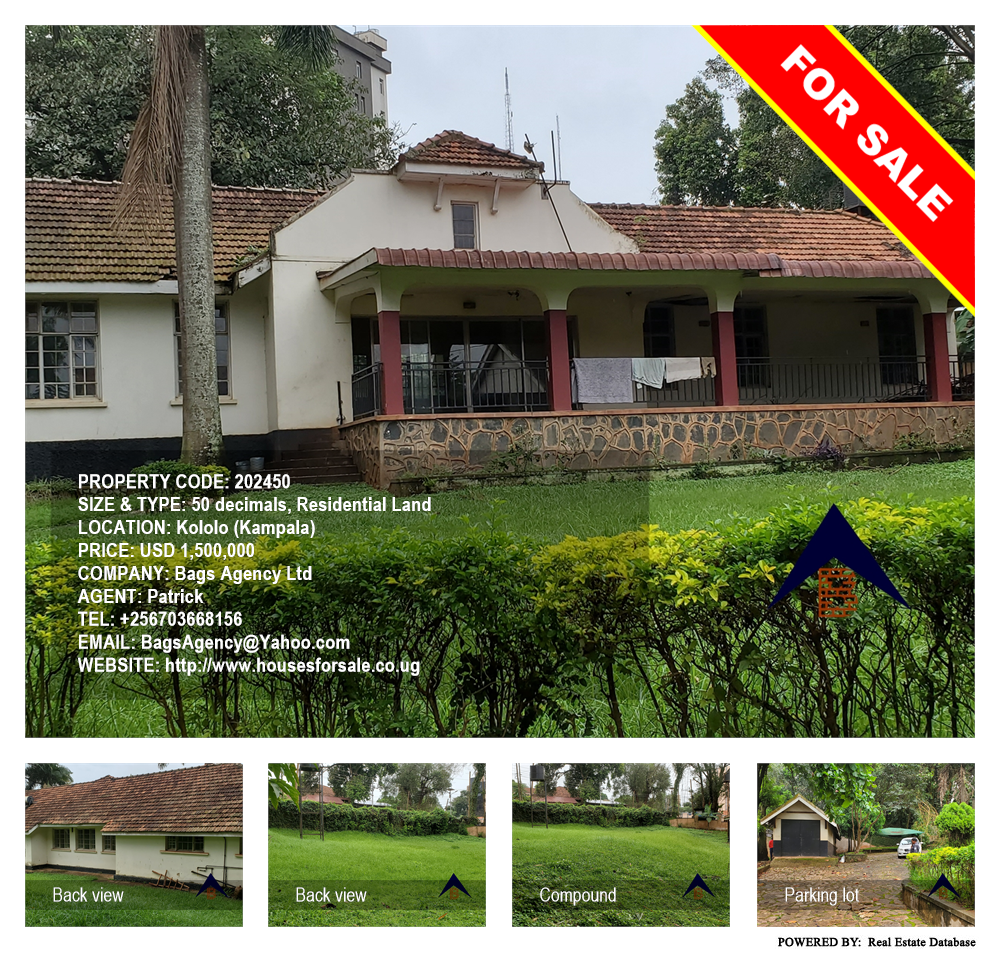 Residential Land  for sale in Kololo Kampala Uganda, code: 202450