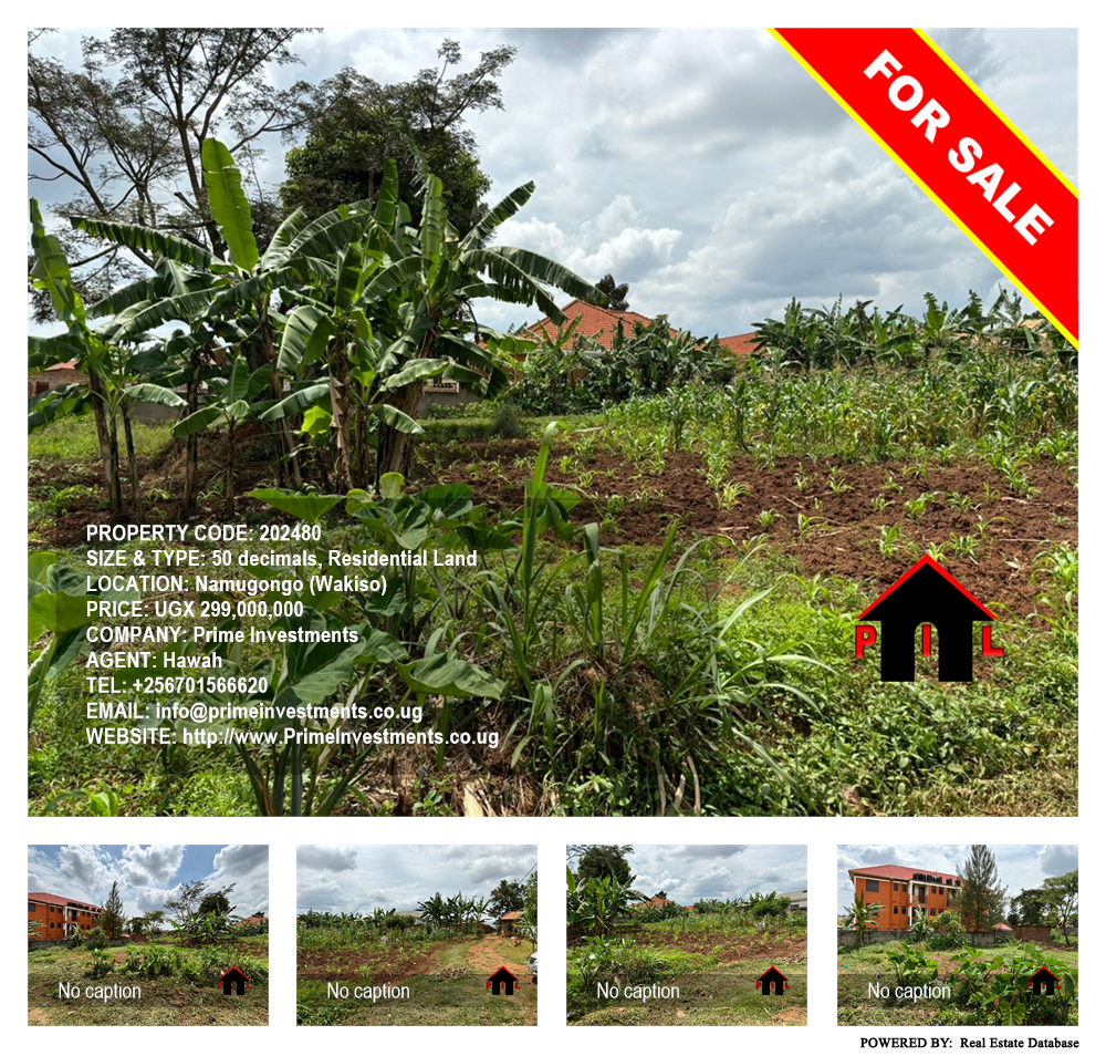 Residential Land  for sale in Namugongo Wakiso Uganda, code: 202480