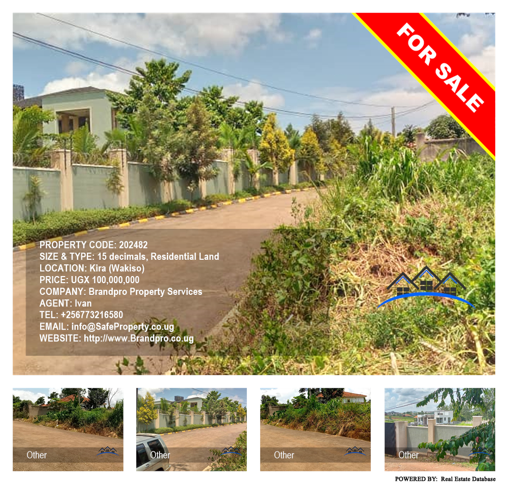 Residential Land  for sale in Kira Wakiso Uganda, code: 202482