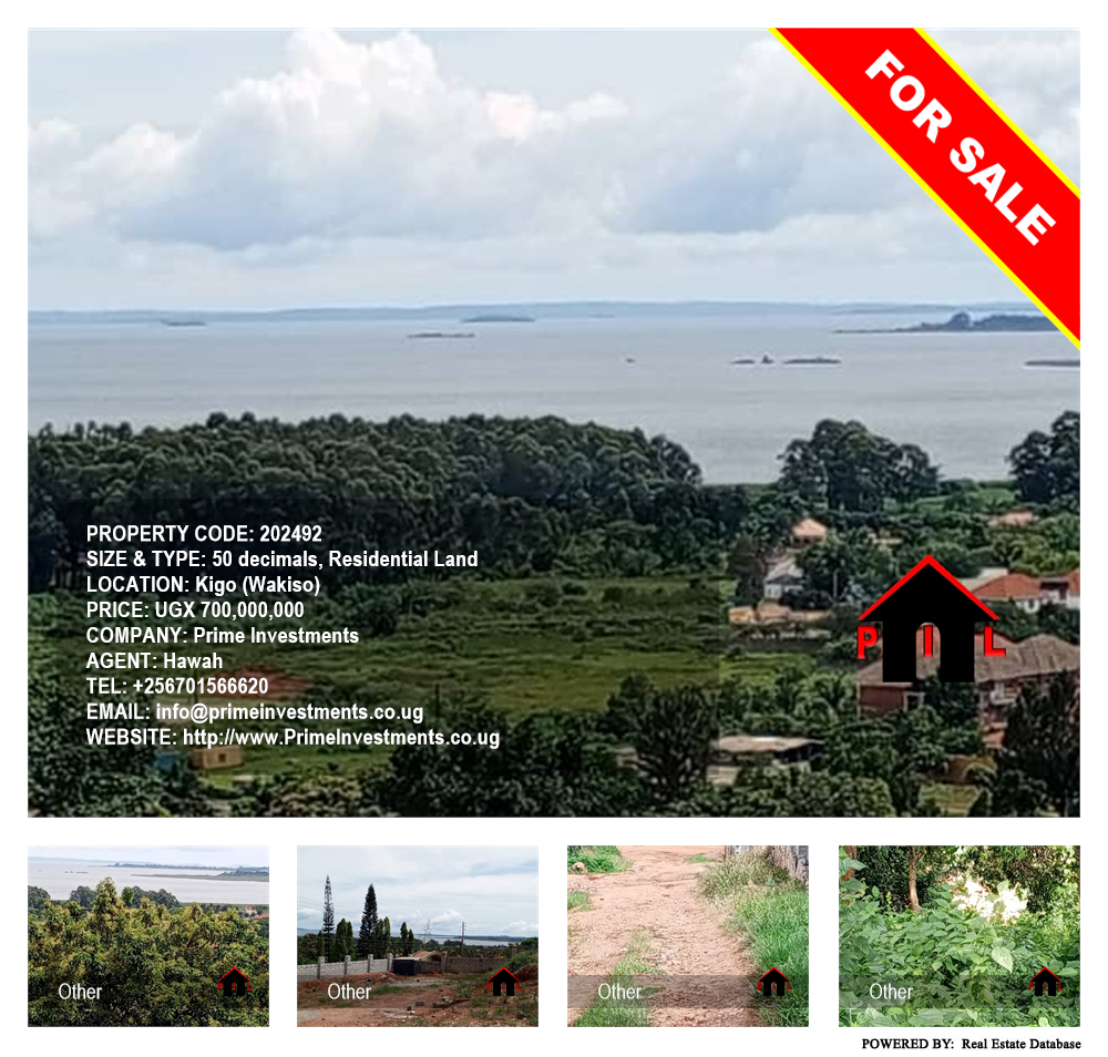 Residential Land  for sale in Kigo Wakiso Uganda, code: 202492