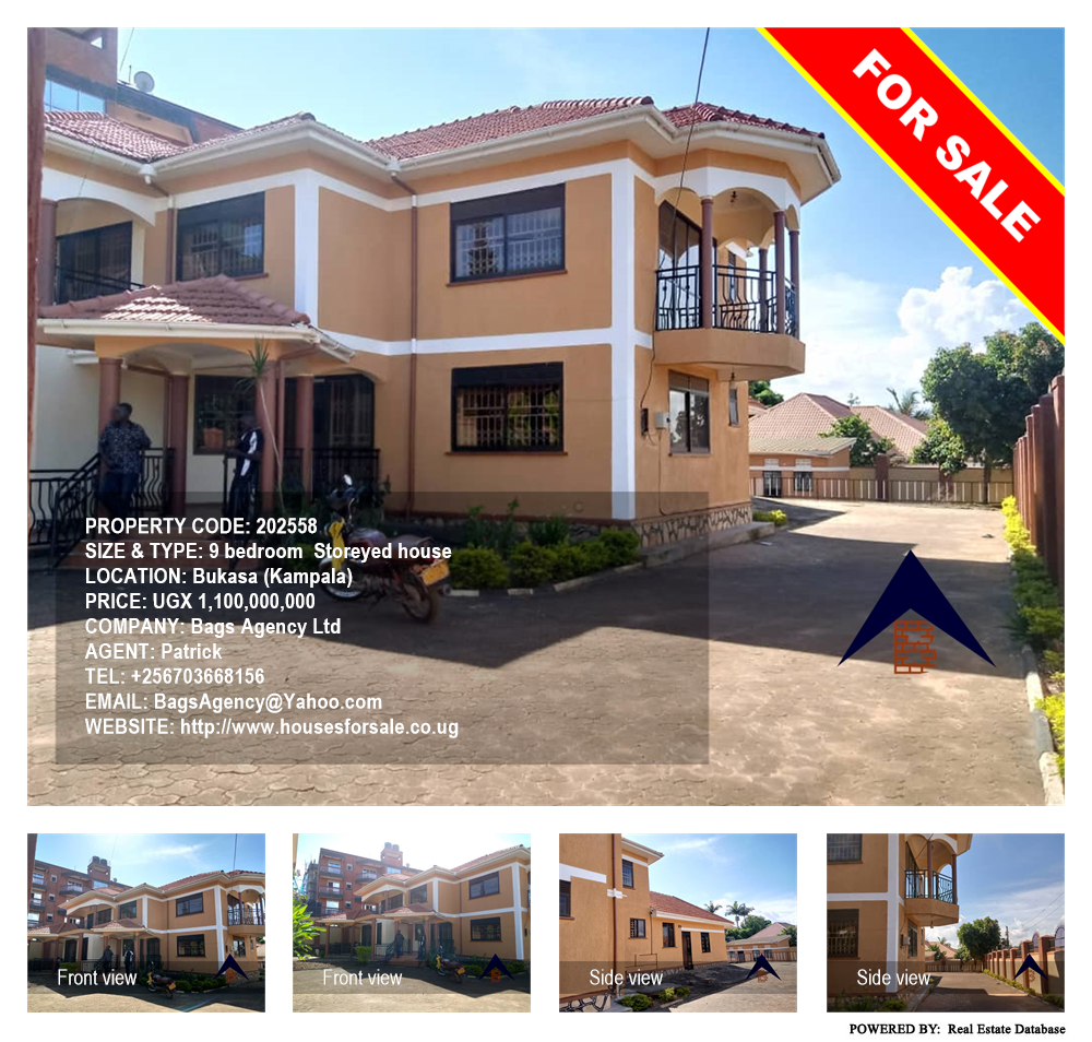 9 bedroom Storeyed house  for sale in Bukasa Kampala Uganda, code: 202558