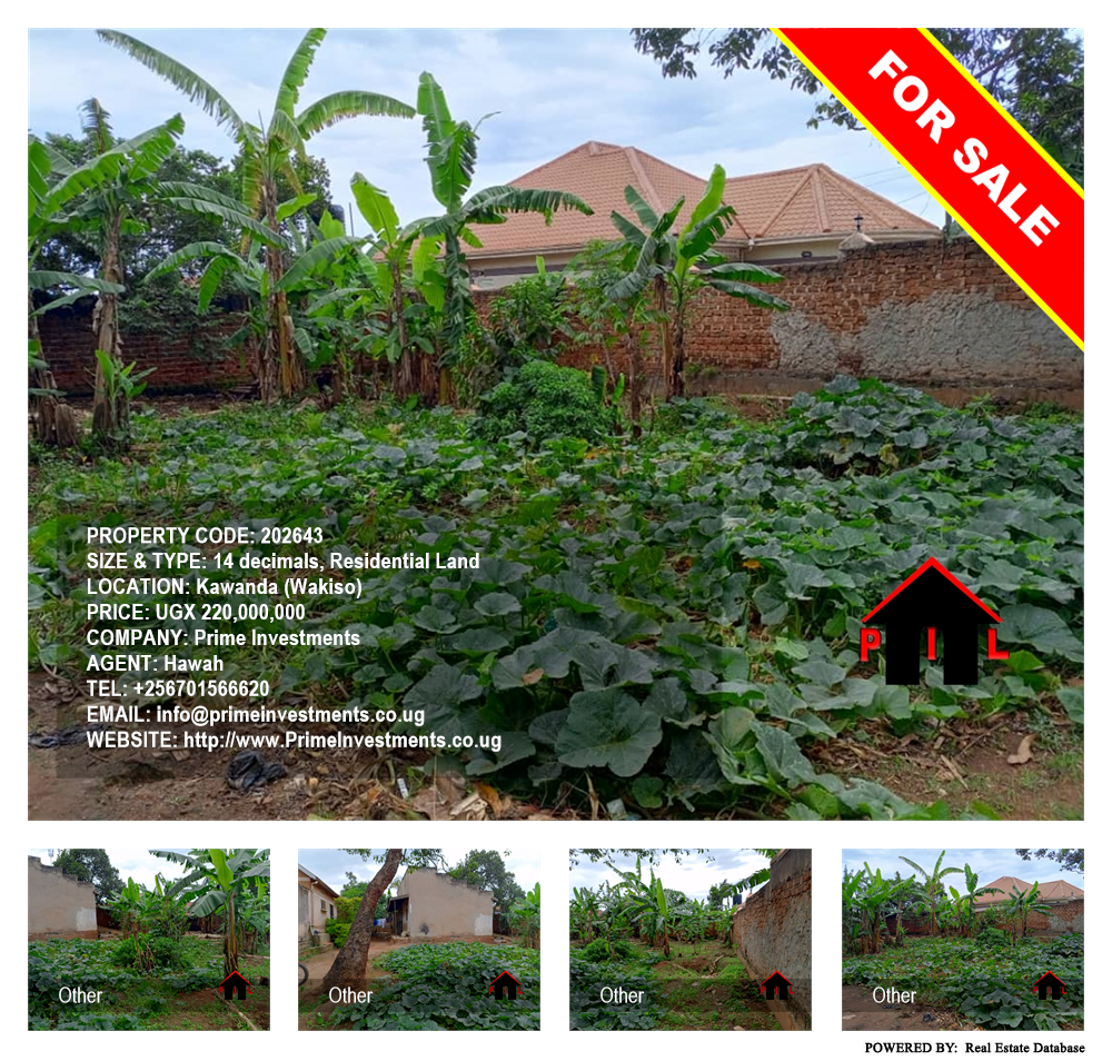 Residential Land  for sale in Kawanda Wakiso Uganda, code: 202643