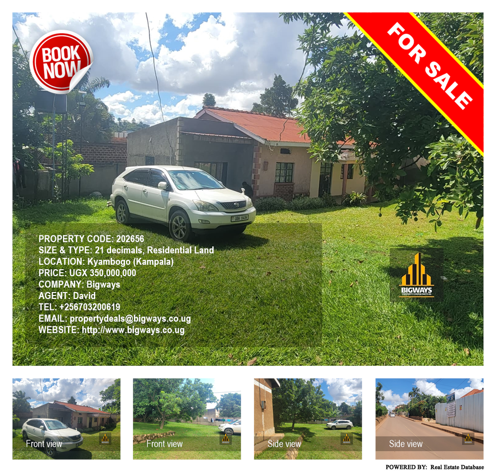 Residential Land  for sale in Kyambogo Kampala Uganda, code: 202656