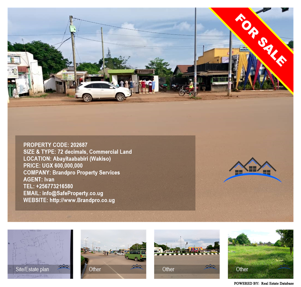 Commercial Land  for sale in Abayitaababiri Wakiso Uganda, code: 202687