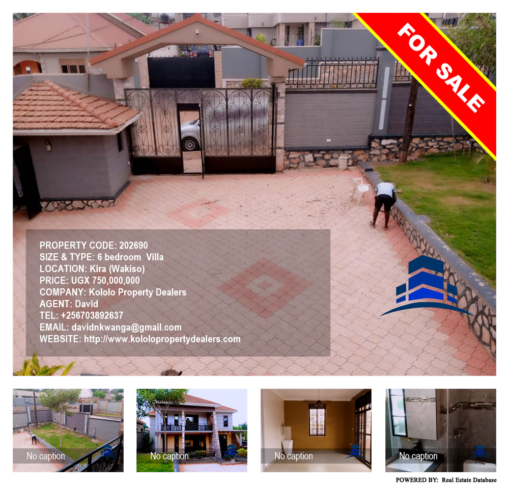 6 bedroom Villa  for sale in Kira Wakiso Uganda, code: 202690