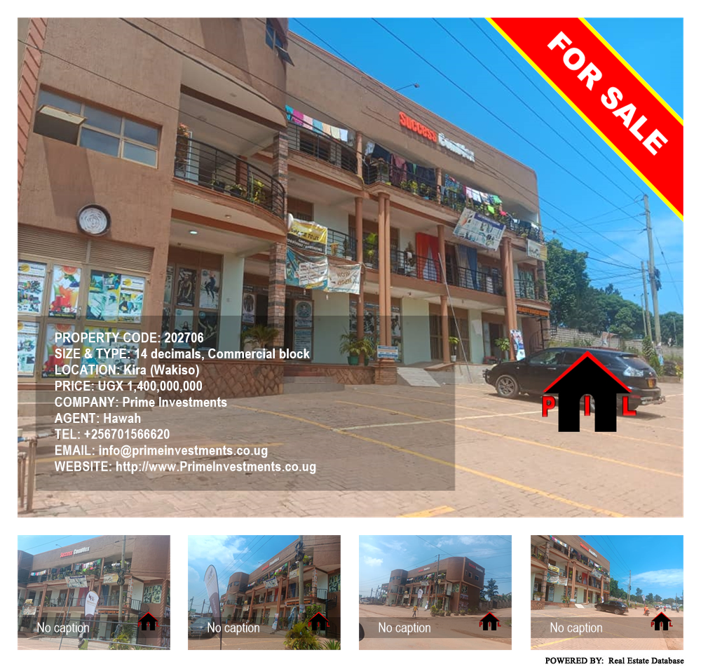 Commercial block  for sale in Kira Wakiso Uganda, code: 202706