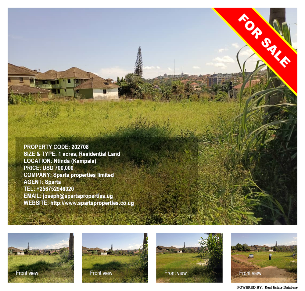 Residential Land  for sale in Ntinda Kampala Uganda, code: 202708