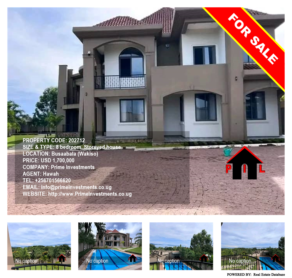 8 bedroom Storeyed house  for sale in Busaabala Wakiso Uganda, code: 202712