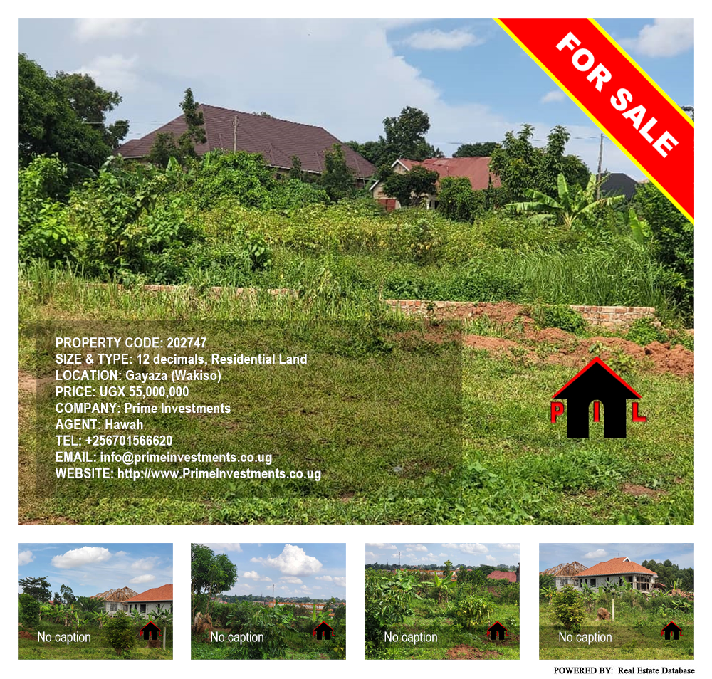Residential Land  for sale in Gayaza Wakiso Uganda, code: 202747