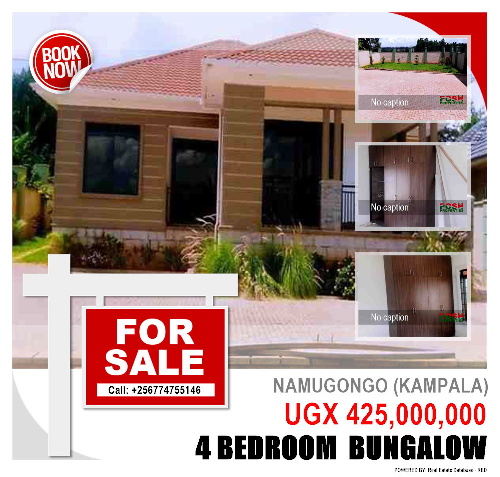 4 bedroom Bungalow  for sale in Namugongo Kampala Uganda, code: 202760