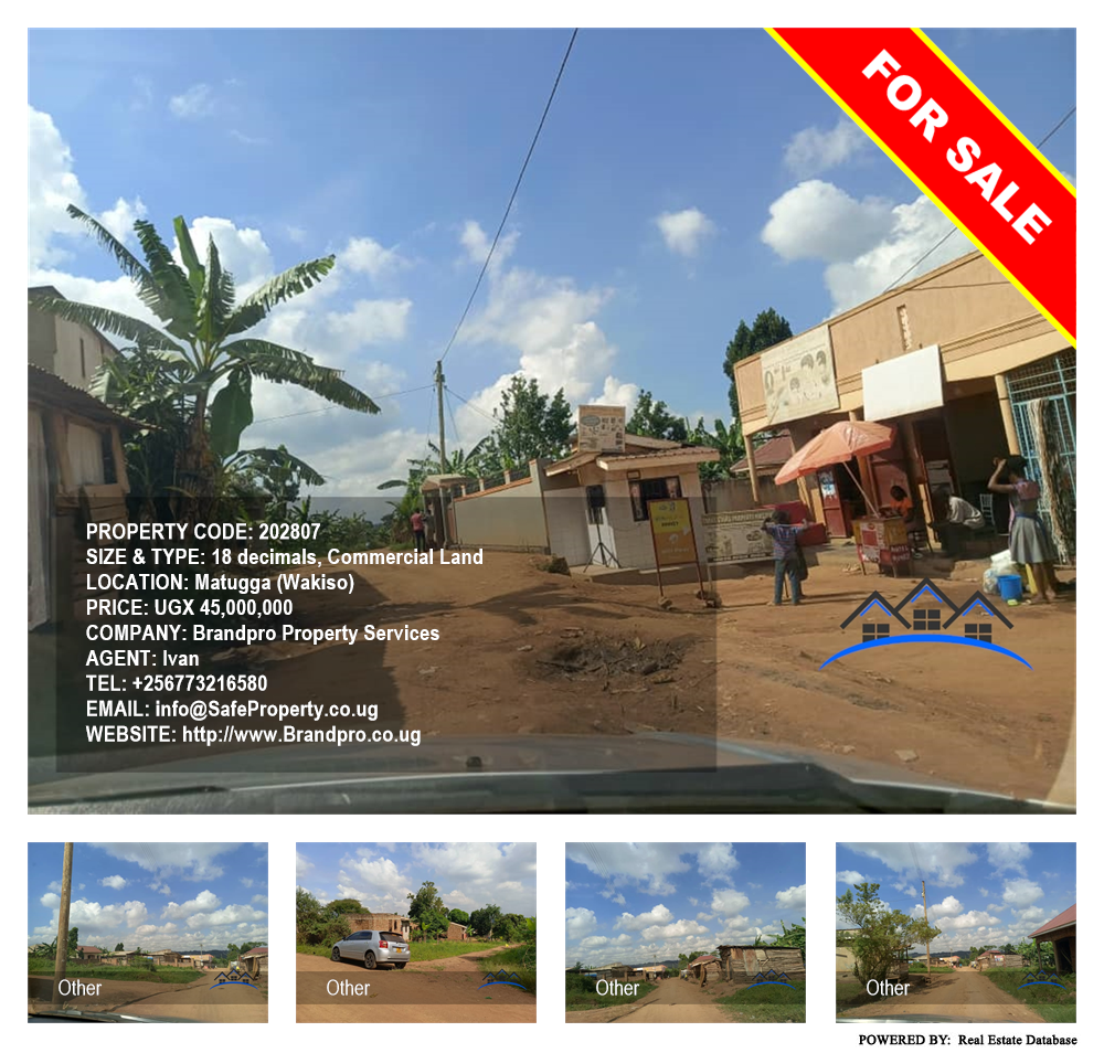 Commercial Land  for sale in Matugga Wakiso Uganda, code: 202807