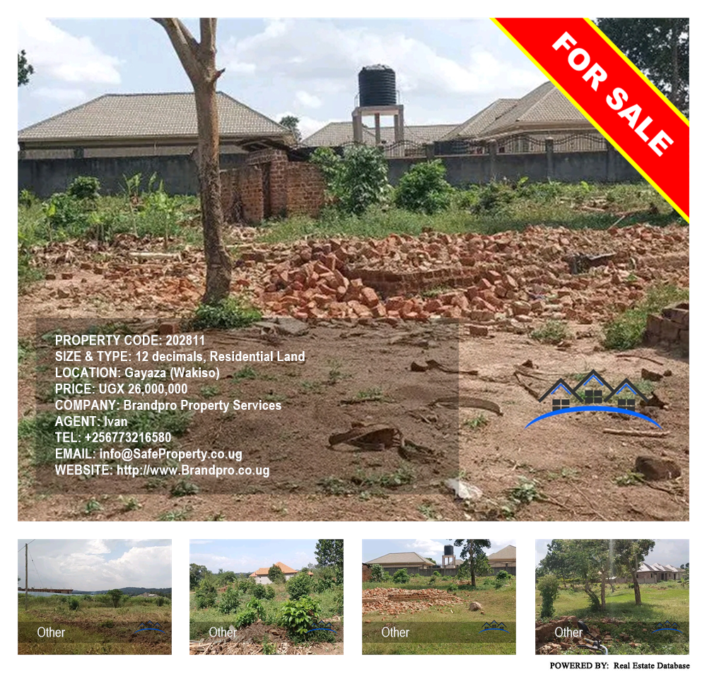 Residential Land  for sale in Gayaza Wakiso Uganda, code: 202811