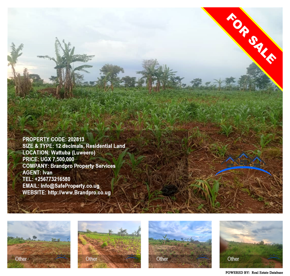 Residential Land  for sale in Wattuba Luweero Uganda, code: 202813