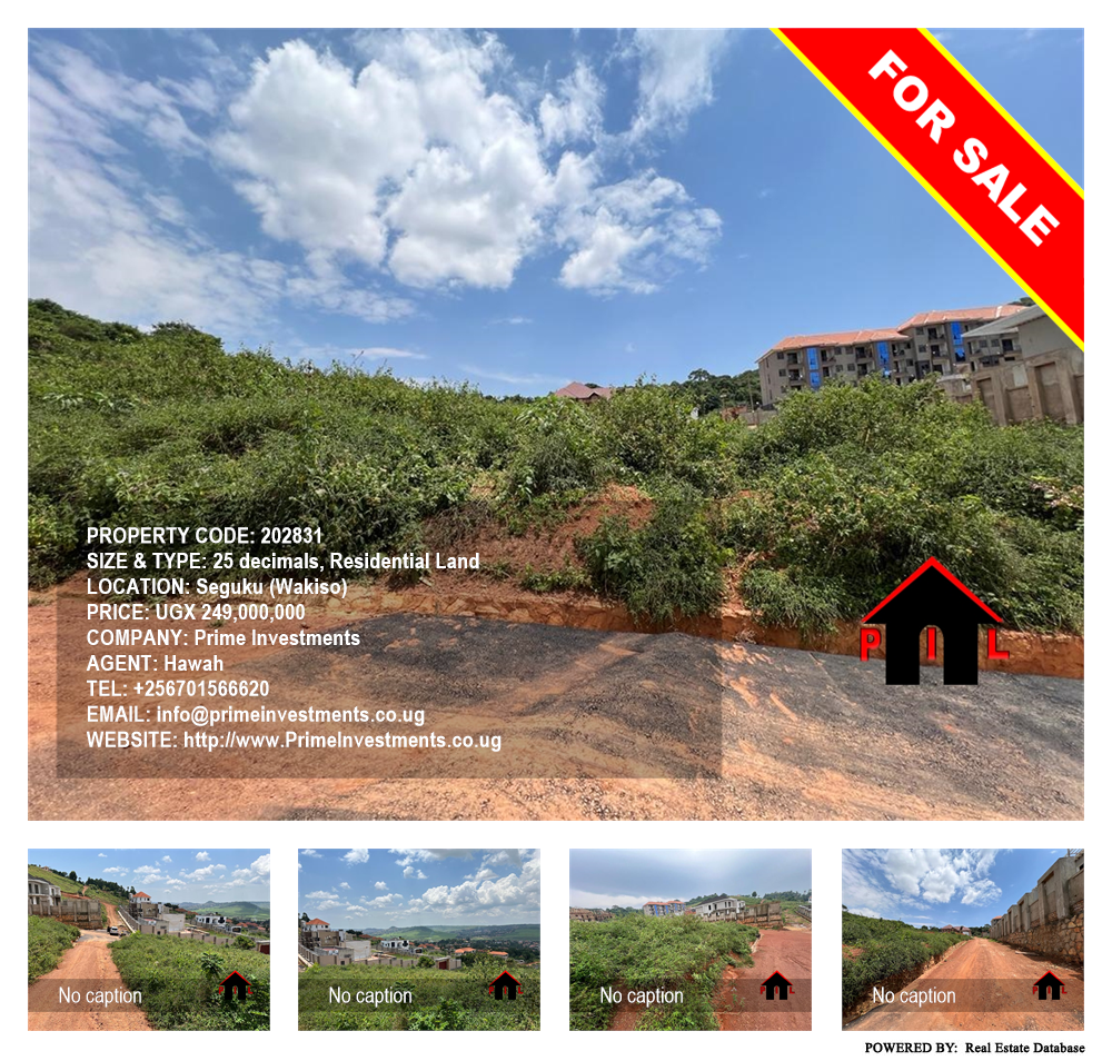 Residential Land  for sale in Seguku Wakiso Uganda, code: 202831