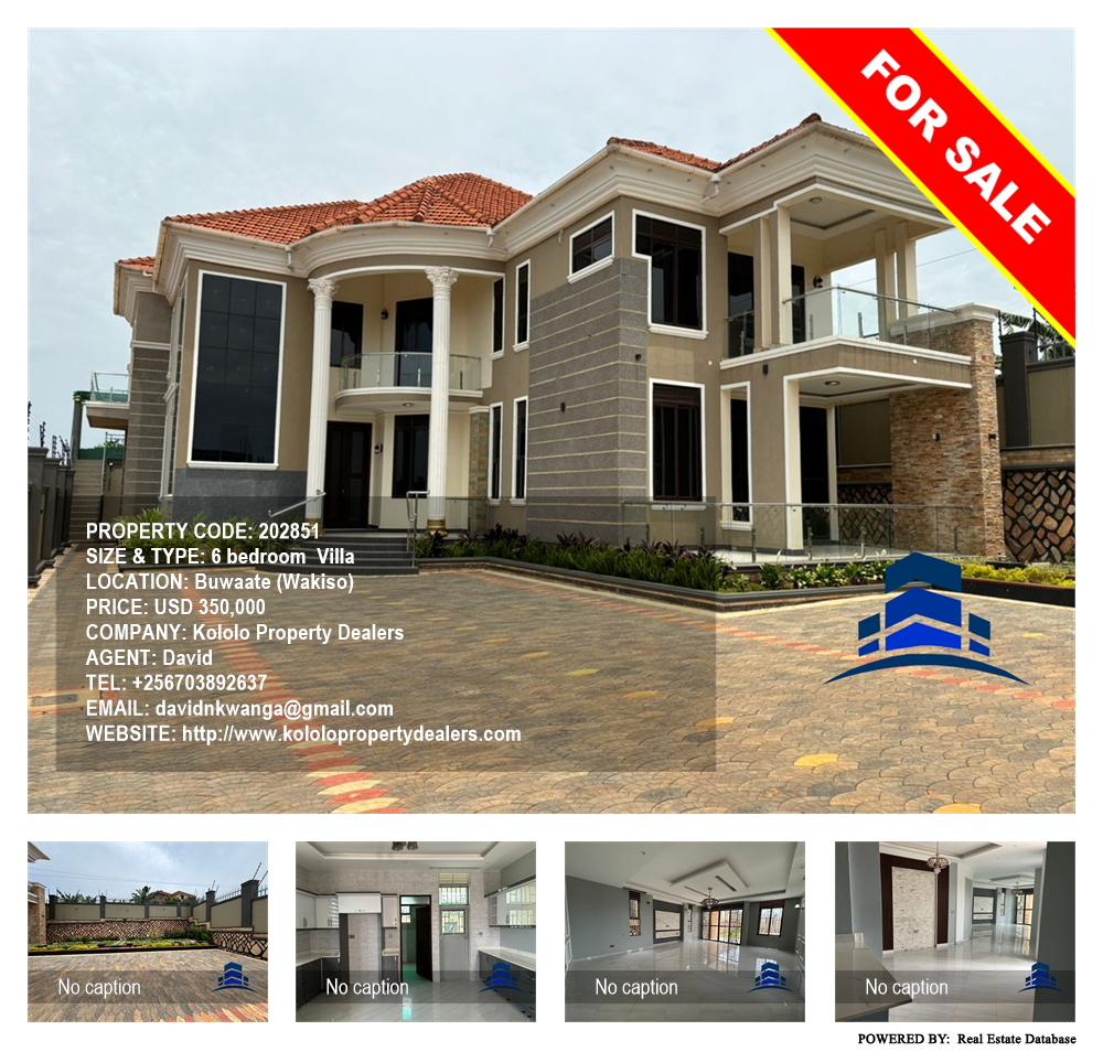 6 bedroom Villa  for sale in Buwaate Wakiso Uganda, code: 202851