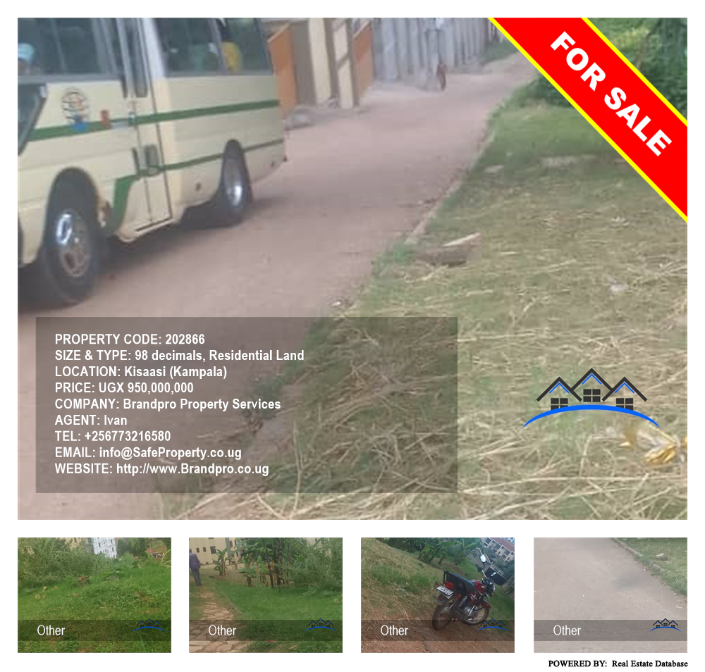 Residential Land  for sale in Kisaasi Kampala Uganda, code: 202866