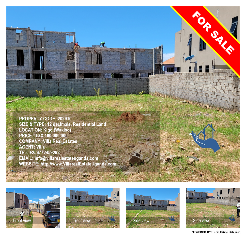 Residential Land  for sale in Kigo Wakiso Uganda, code: 202910