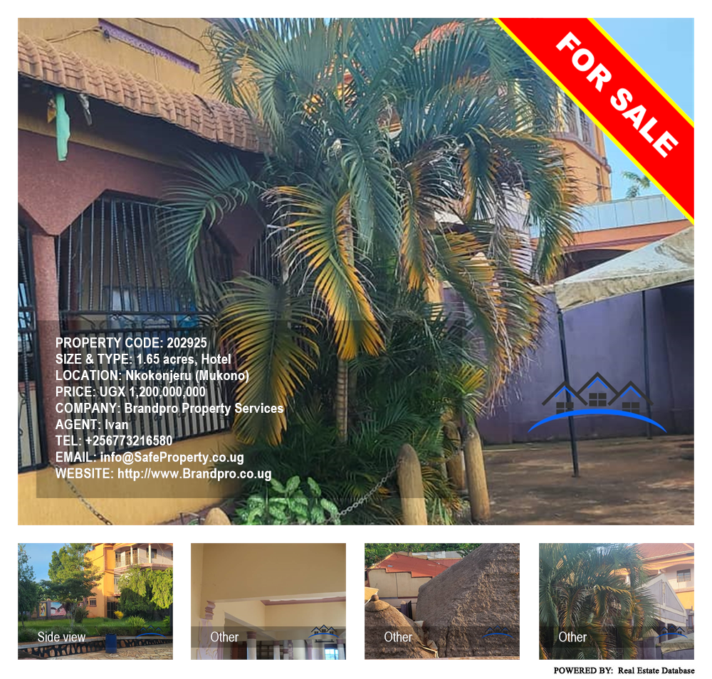 Hotel  for sale in Nkokonjeru Mukono Uganda, code: 202925