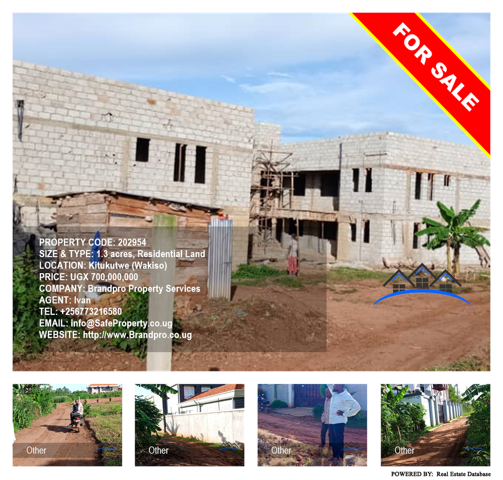 Residential Land  for sale in Kitukutwe Wakiso Uganda, code: 202954