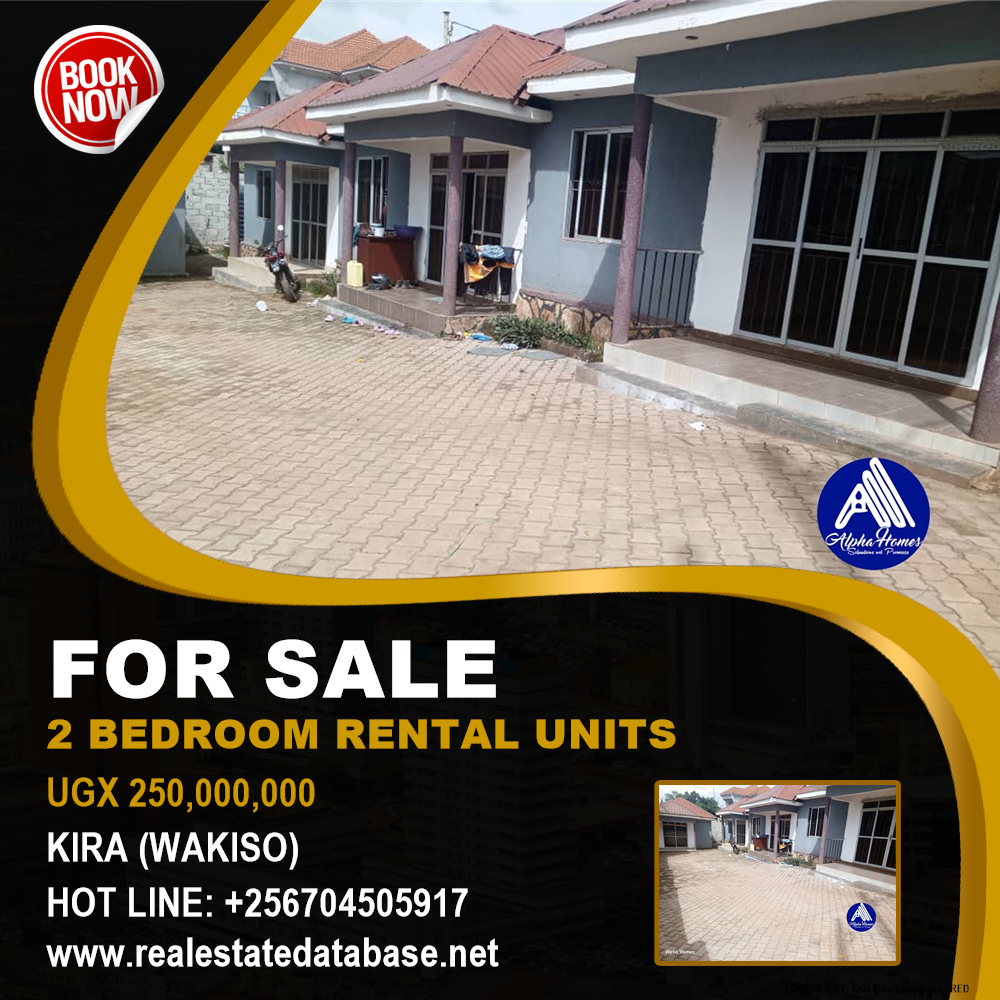 2 bedroom Rental units  for sale in Kira Wakiso Uganda, code: 203028