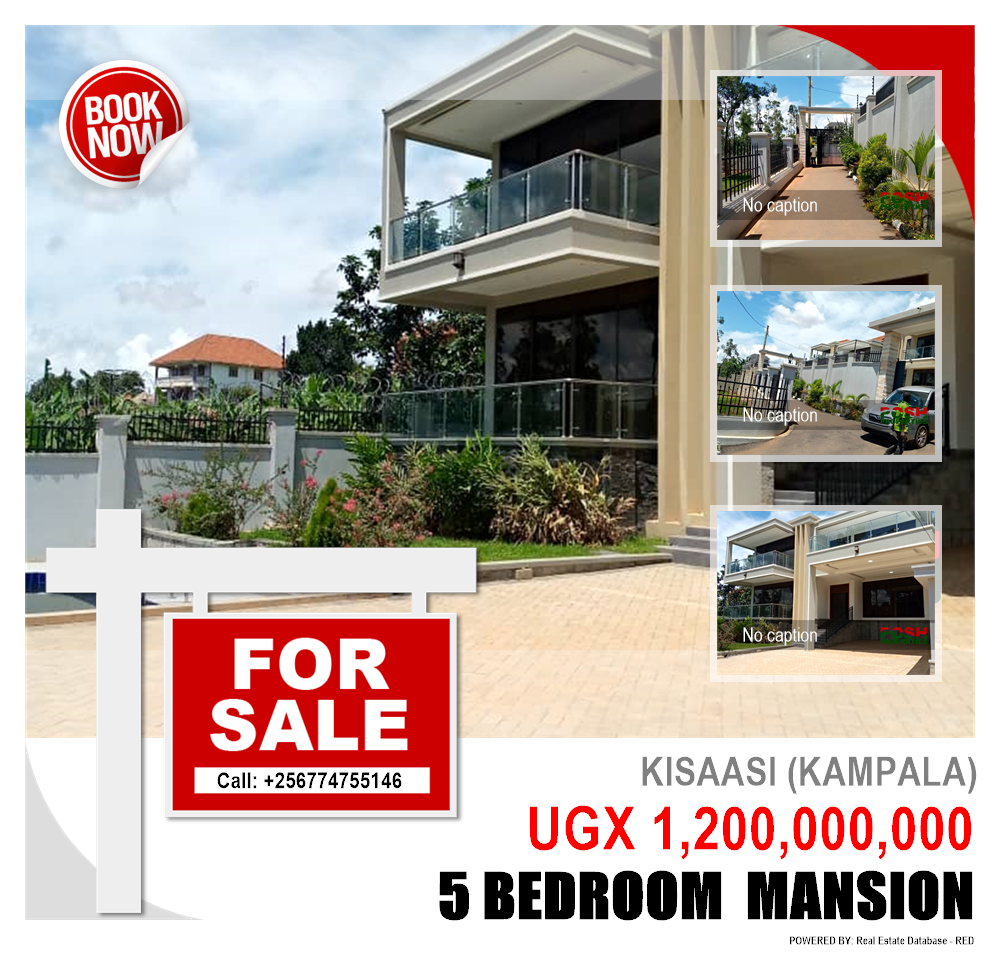 5 bedroom Mansion  for sale in Kisaasi Kampala Uganda, code: 203097