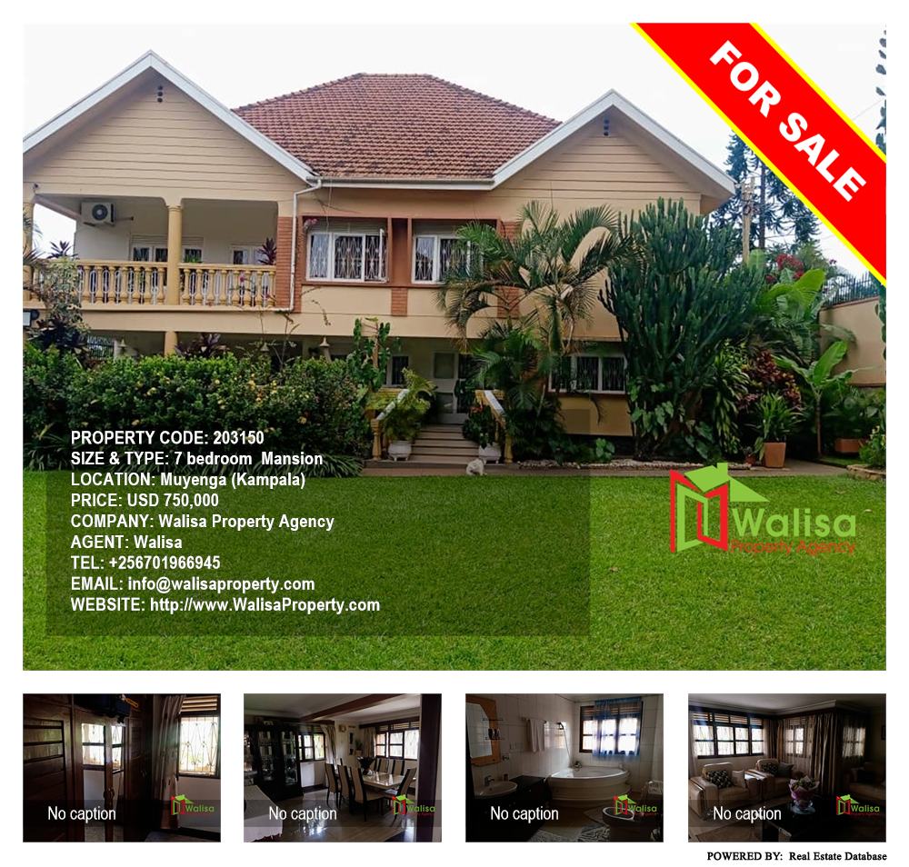 7 bedroom Mansion  for sale in Muyenga Kampala Uganda, code: 203150