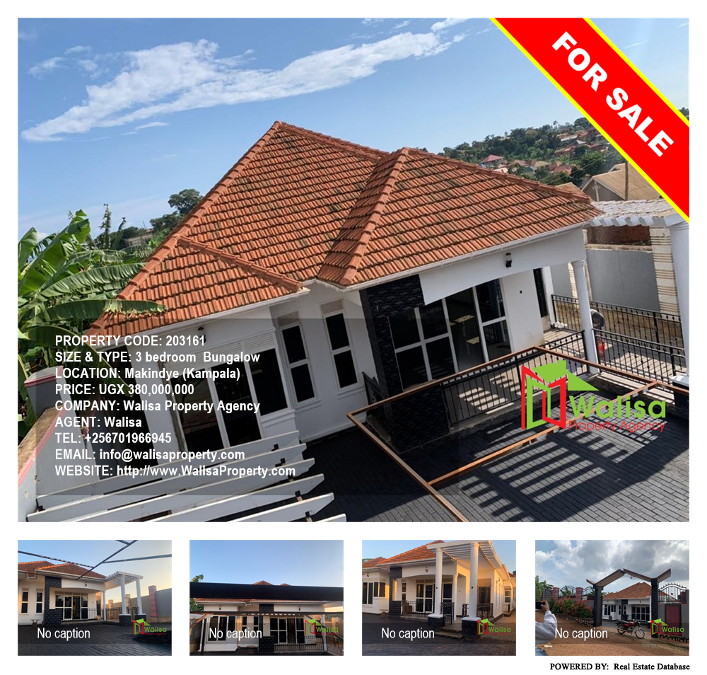 3 bedroom Bungalow  for sale in Makindye Kampala Uganda, code: 203161