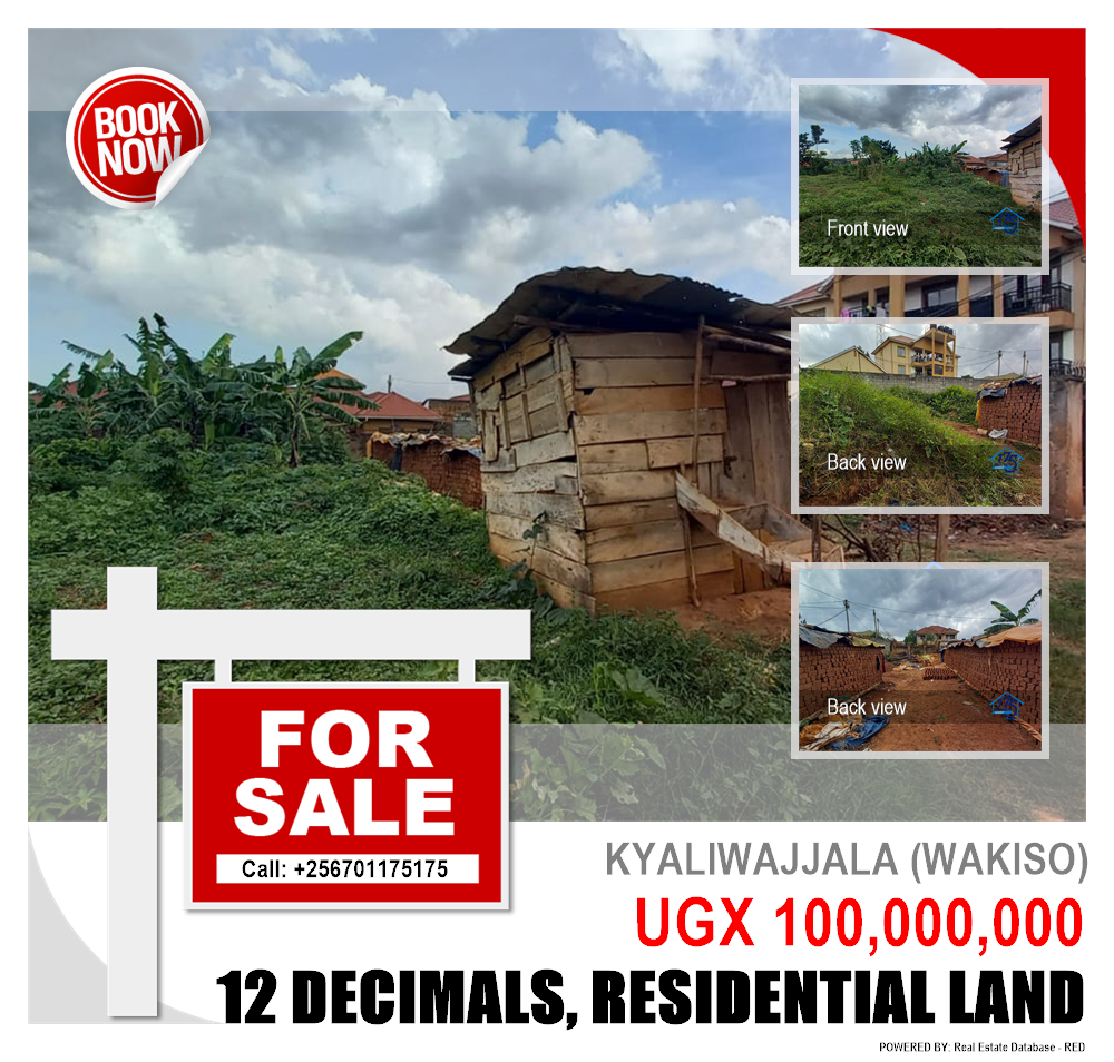 Residential Land  for sale in Kyaliwajjala Wakiso Uganda, code: 203210