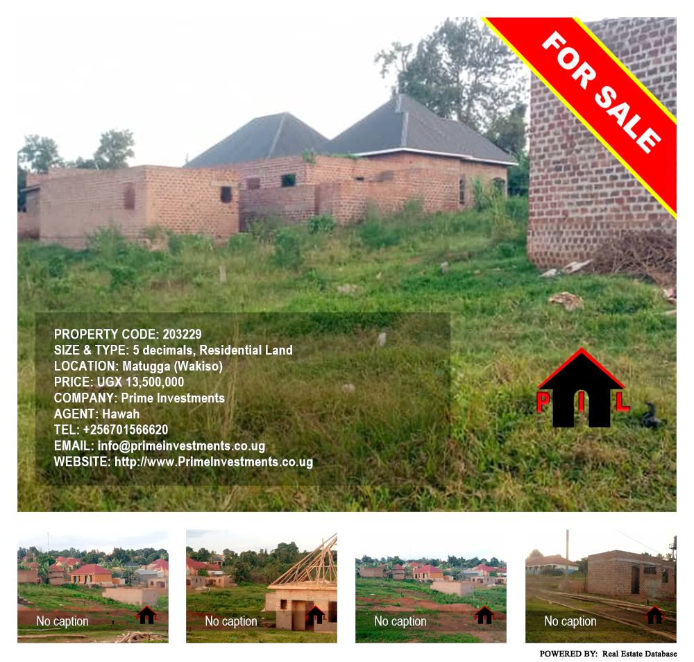 Residential Land  for sale in Matugga Wakiso Uganda, code: 203229