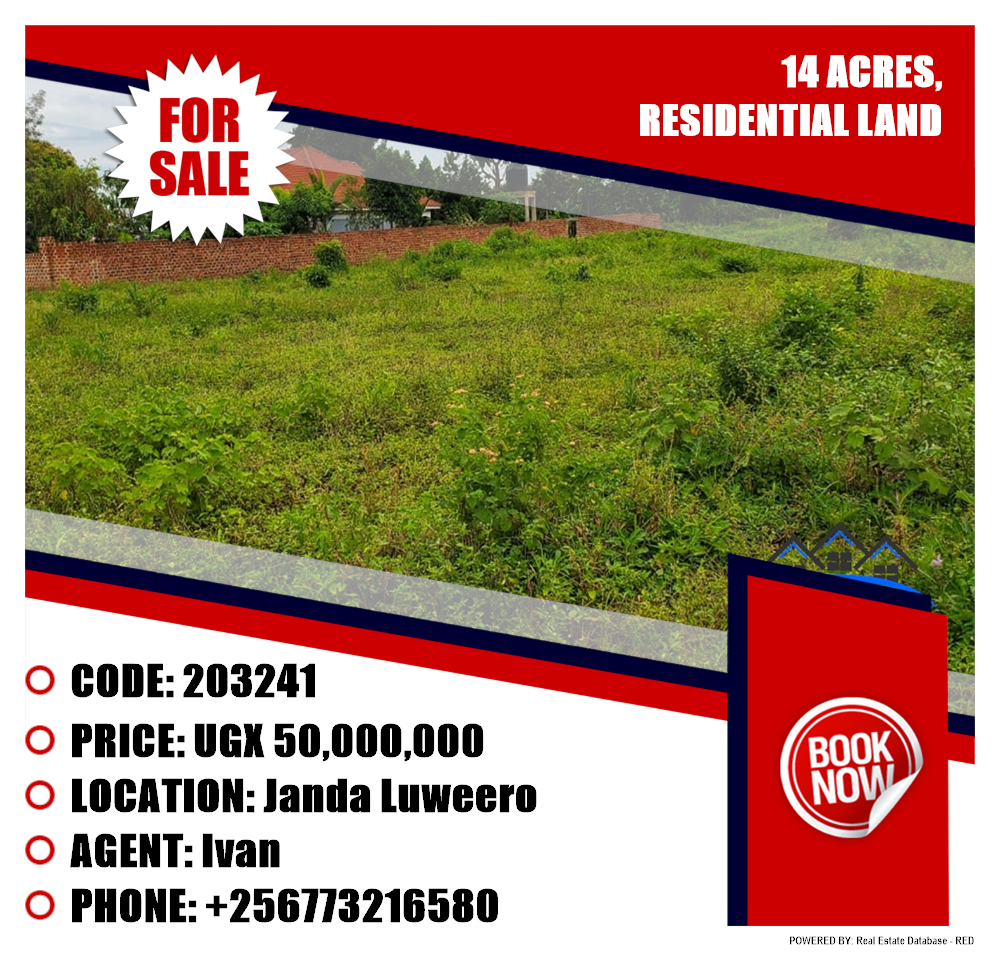 Residential Land  for sale in Janda Luweero Uganda, code: 203241