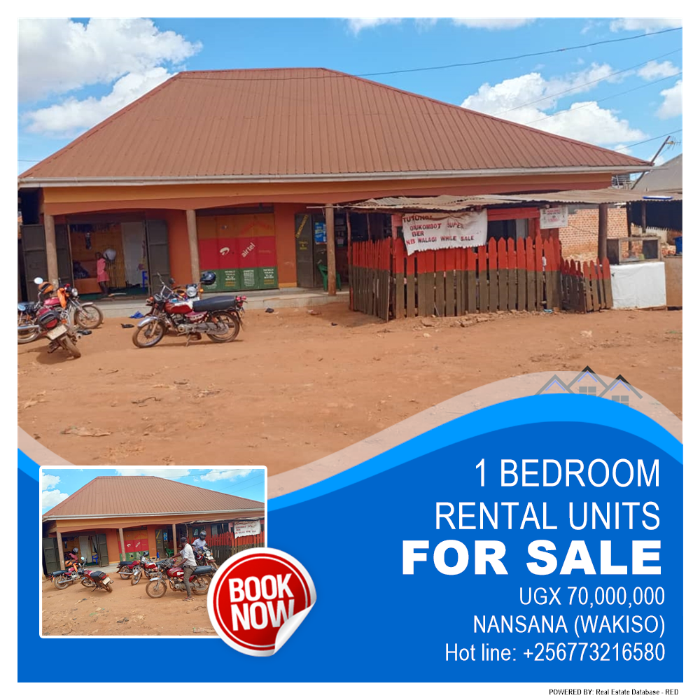 1 bedroom Rental units  for sale in Nansana Wakiso Uganda, code: 203246