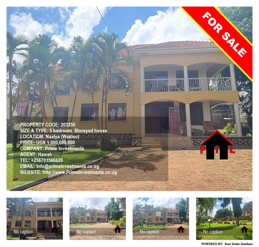 5 bedroom Storeyed house  for sale in Naalya Wakiso Uganda, code: 203250